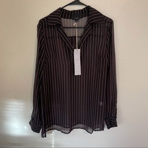 Sheer Long Sleeve Top